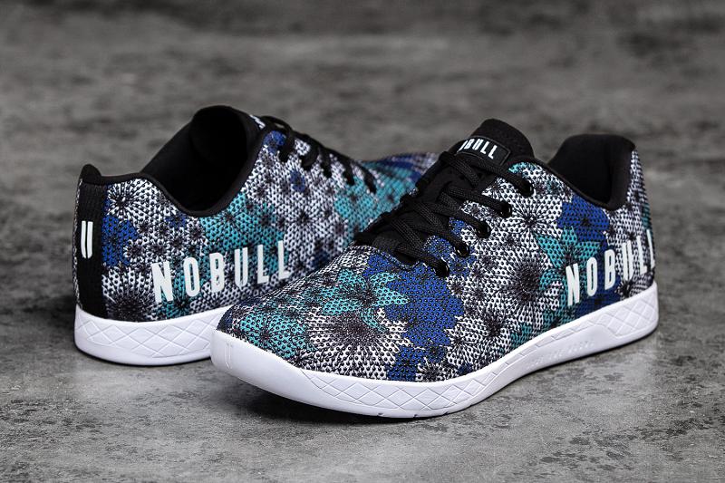 Men's Nobull Midnight Floral Trainers Multicolor | SG I2226L